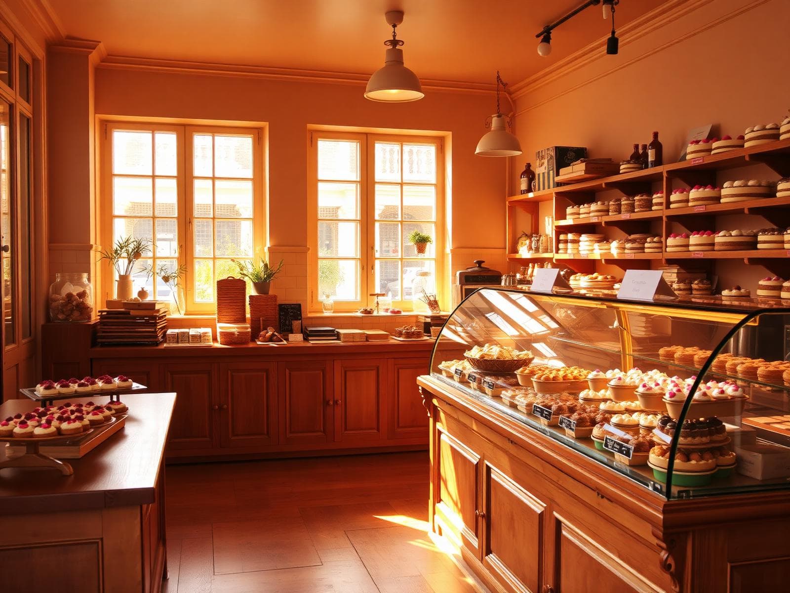 Intérieur de la pâtisserie CHEZ TATA